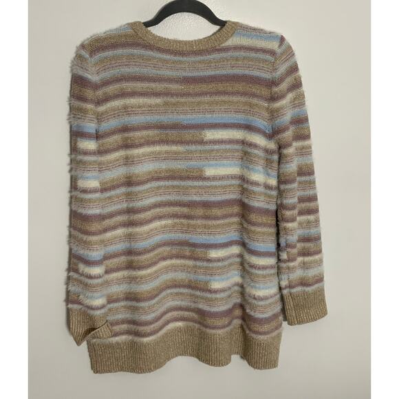 Soft Surroundings Wrenley‎ Stripe Sweater size medium - Picture 6 of 8